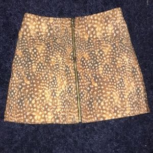 TopShop Deer Print Felt Skirt - Winter Must-Have!